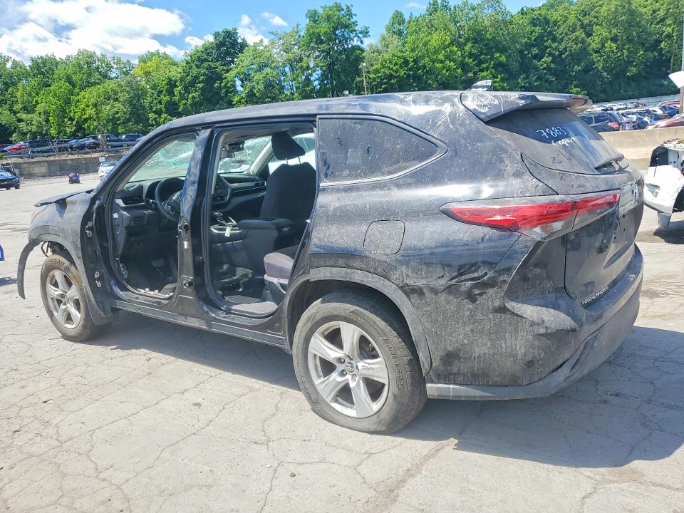 2020 Toyota Highlander VIN 5TDBZRBH7LS018079 COPART salvage auction — ROLLOVER, Ny - Certificate Of Title, sold $2,500 on 2026-07-09 (photo 2)
