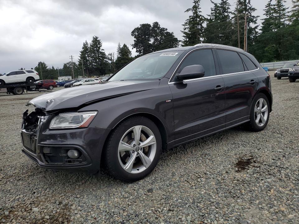 2014 Audi Q5 VIN WA1DGAFP9EA054822 COPART salvage auction — FRONT END, Wa - Bill Of Sale, sold $1,550 on 2026-07-14 (photo 1)