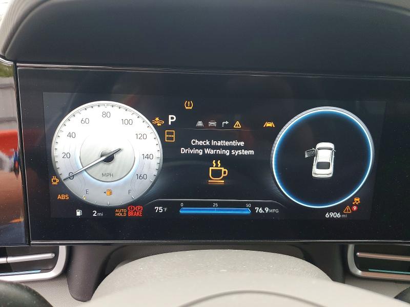 2024 Hyundai Elantra VIN KMHLS4DG6RU753121 COPART salvage auction — FRONT END, Pa - Certificate Of Salvage, sold $6,800 on 2026-07-28 (photo 9)