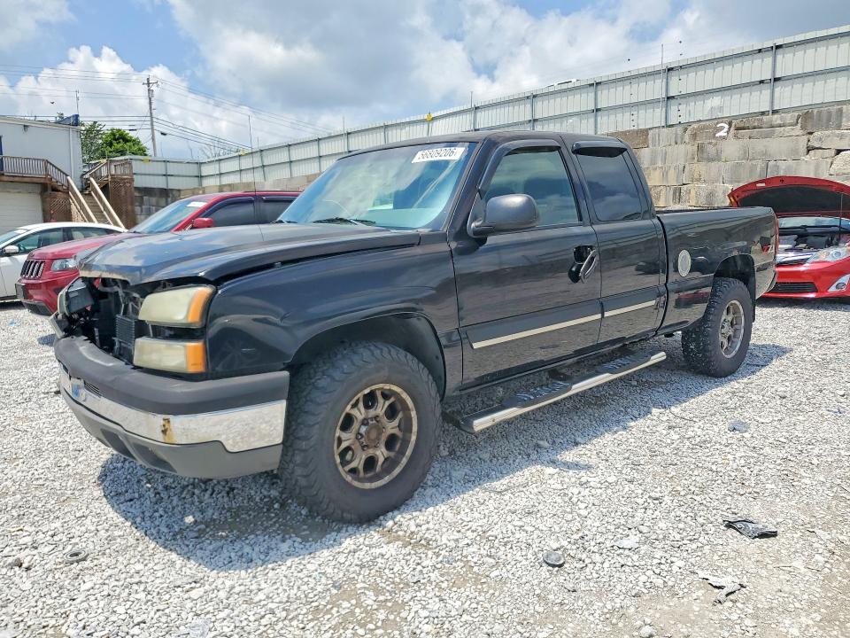 2004 Chevrolet Silverado VIN 1GCEK19T64E372633 COPART salvage auction — FRONT END, Oh - Cert Of Title-Salvage, sold $950 on 2026-07-02 (photo 1)
