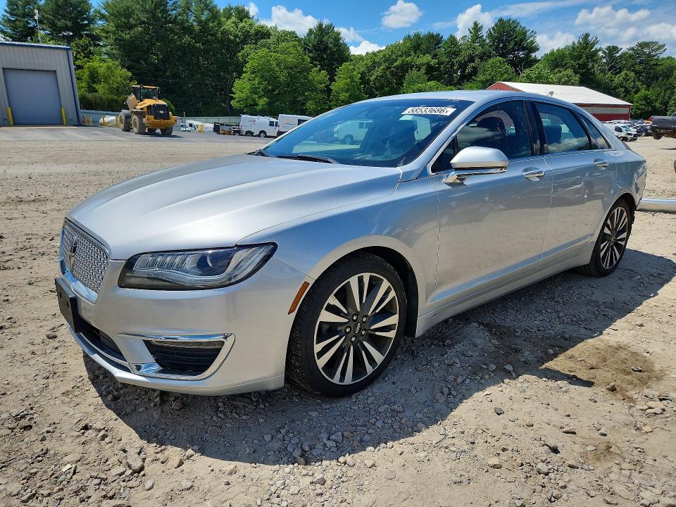 2017 Lincoln VIN 3LN6L5F90HR665864 COPART salvage auction — REAR END, Ma - Cert Of Title-Salvage, sold $525 on 2026-07-23 (photo 1)