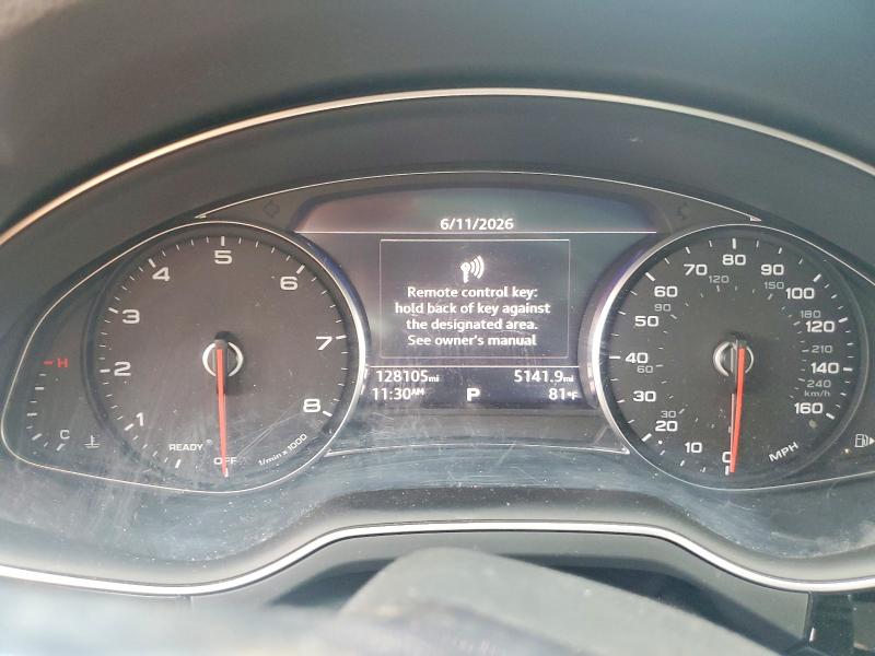 2017 Audi VIN WA1AAAF75HD004703 COPART salvage auction — FRONT END, Mi - Certificate Of Title, sold $3,450 on 2026-07-14 (photo 9)