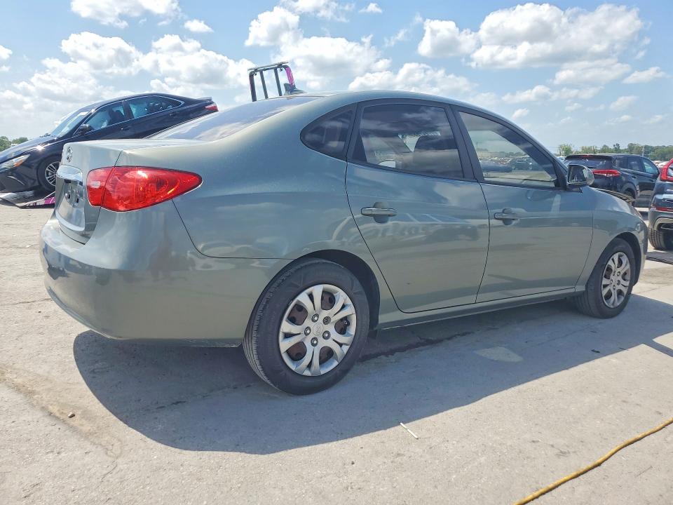 2010 Hyundai Elantra VIN KMHDU4AD1AU143589 COPART salvage auction — FRONT END, Tn - Salvage Certificate, sold $525 on 2026-07-13 (photo 3)