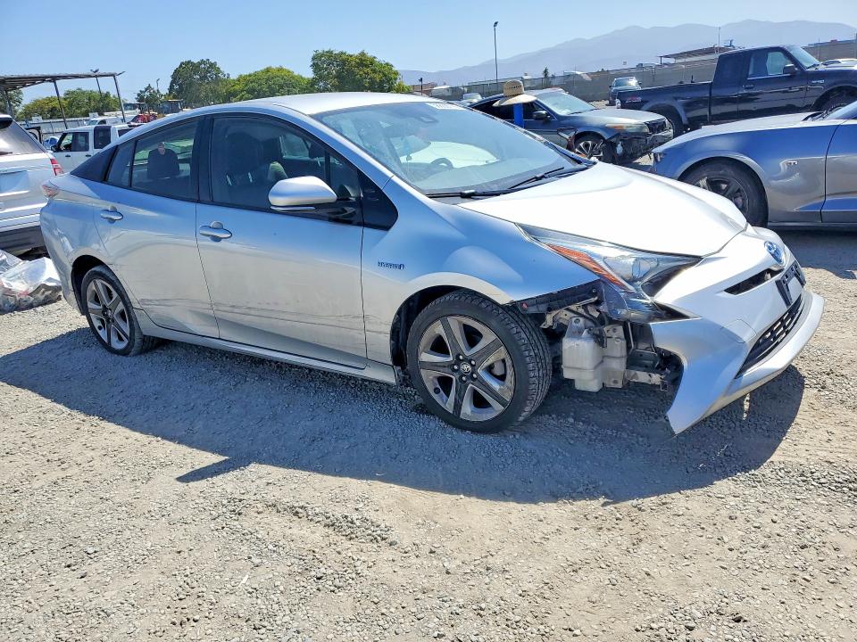 2016 Toyota Prius VIN JTDKARFU6G3001022 COPART salvage auction — FRONT END, Ca - Salvage Certificate, sold $3,100 on 2026-07-28 (photo 4)