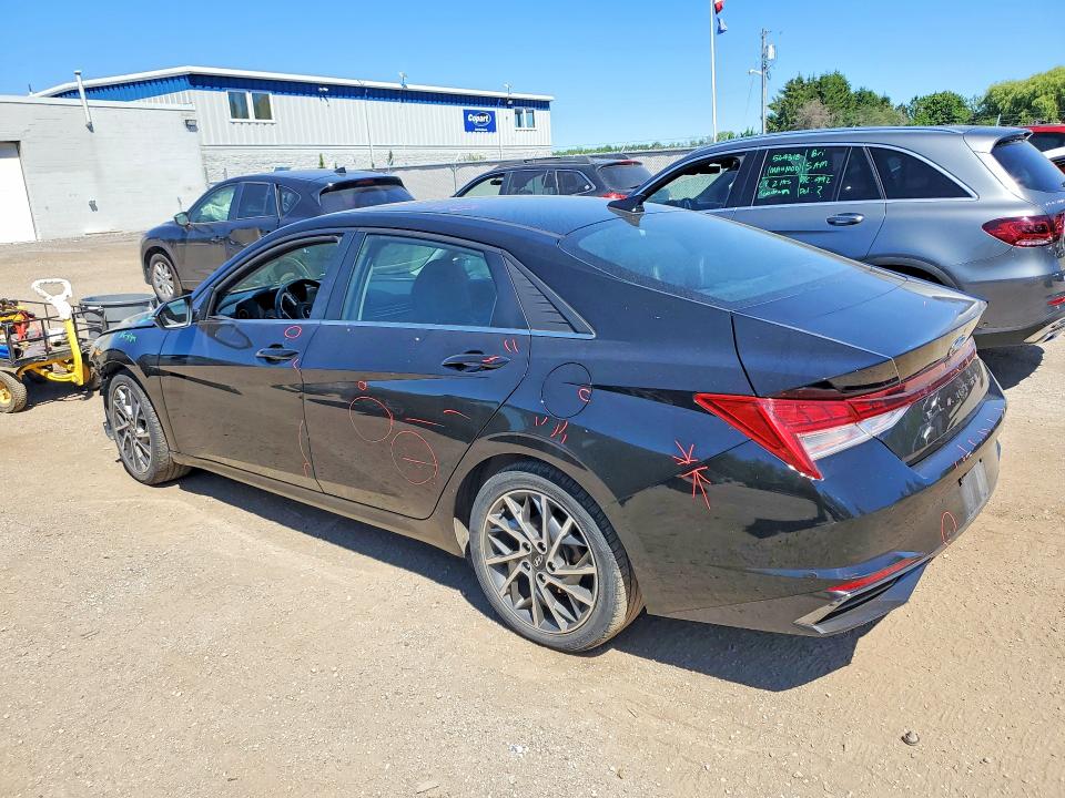 2021 Hyundai Elantra VIN KMHLN4AG3MU116157 COPART salvage auction — FRONT END, On - Permit Salvage, sold $625 on 2026-07-16 (photo 2)