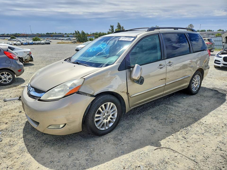 2010 Toyota Sienna VIN 5TDYK4CC8AS295096 COPART salvage auction — FRONT END, Ca - Salvage Certificate, sold $1,500 on 2026-07-14 (photo 1)