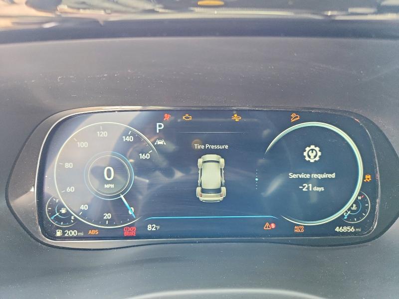 2021 Hyundai VIN KM8R5DHE3MU200204 COPART salvage auction — FRONT END, TN - SALVAGE CERTIFICATE, sold $5,300 on 2026-07-23 (photo 9)
