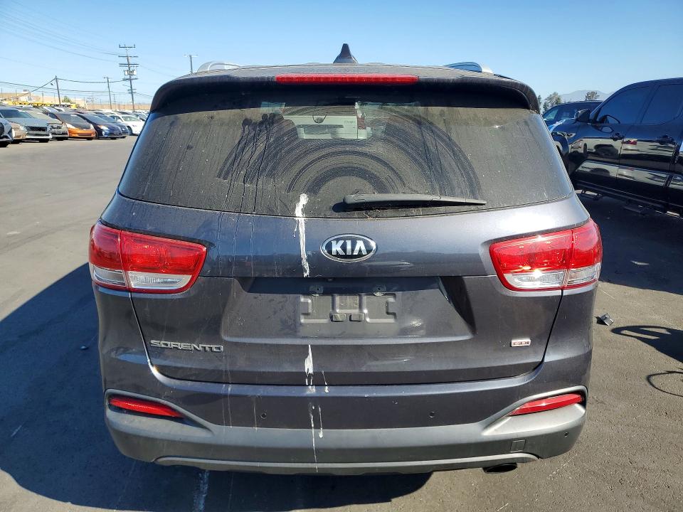 2016 Kia VIN 5XYPG4A3XGG136280 COPART salvage auction — VANDALISM, Ca - Salvage Certificate, sold $2,500 on 2026-07-13 (photo 6)