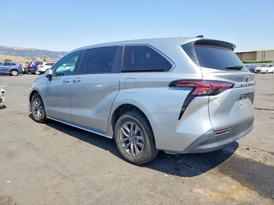 2022 Toyota VIN 5TDKRKEC6NS100704 COPART salvage auction — FRONT END, Ca - Salvage Certificate, sold $14,900 on 2026-07-23 (photo 2)