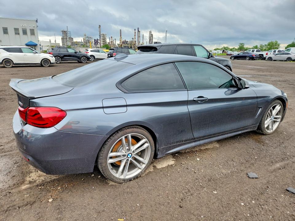 2019 BMW 4 series VIN WBA4W5C52KAE49536 COPART salvage auction — WATER/FLOOD, Qc - Irrecuperable, sold $1,300 on 2026-07-28 (photo 3)