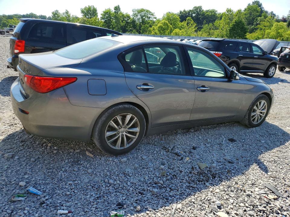 2015 Infiniti Q50 VIN JN1BV7AR2FM403174 COPART salvage auction — MINOR DENT/SCRATCHES, Oh - Cert Of Title-Rebuilt Salvage, sold $1,300 on 2026-07-10 (photo 3)