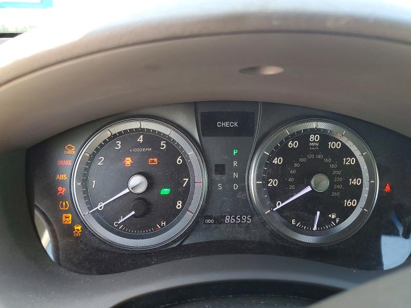 2011 Lexus Es 350 VIN JTHBK1EG8B2434560 COPART salvage auction — WATER/FLOOD, TX - SALVAGE TITLE-FLOOD DAMAGE (P), sold $775 on 2026-07-28 (photo 9)