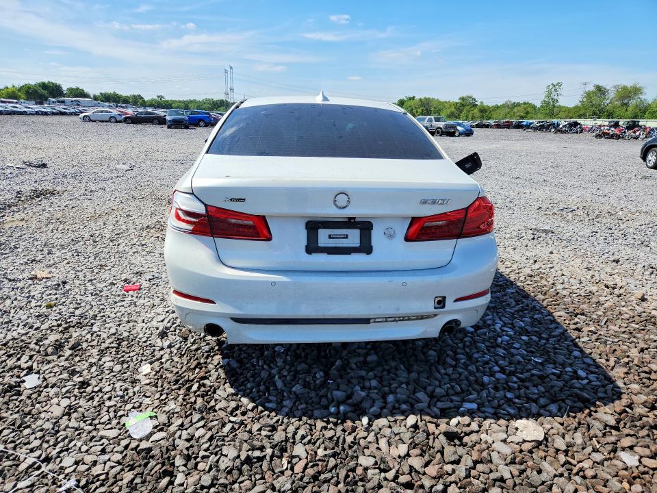2019 BMW 5er VIN WBAJA7C59KWW09201 COPART salvage auction — FRONT END, Il - Salvage Cert-Flood, sold $975 on 2026-07-06 (photo 6)
