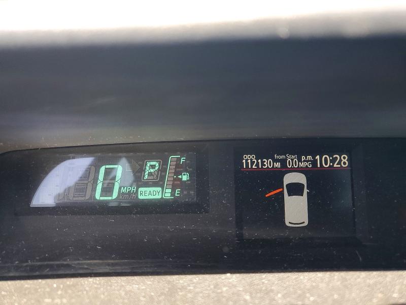 2013 Toyota Prius c VIN JTDKDTB38D1053597 COPART salvage auction — REAR END, Ca - Non-Repairable Vehicle Cert, sold $1,600 on 2026-07-14 (photo 9)