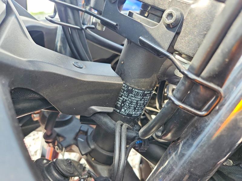 2021 Kawasaki Ex VIN ML5EXEM18MDA36497 COPART salvage auction — FRONT END, Wi - Junked Vehicle Bill Of Sale, sold $15 on 2026-07-23 (photo 9)