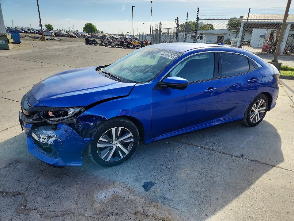 2020 Honda Civic VIN SHHFK7H34LU414902 COPART salvage auction — FRONT END, Ca - Salvage Certificate, sold $3,550 on 2026-07-06 (photo 1)