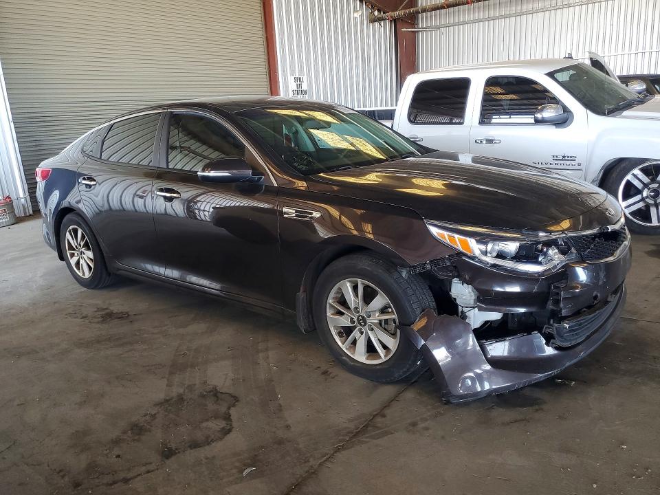 2018 Kia Optima VIN KNAGT4L35J5236308 COPART salvage auction — FRONT END, Ca - Salvage Certificate, sold $1,750 on 2026-07-13 (photo 4)