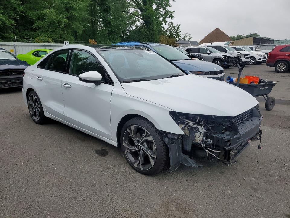 2023 Audi VIN WAUGUDGY0PA075417 COPART salvage auction — FRONT END, NJ - CERT OF TITLE-SLVG LEMON LAW, sold $3,150 on 2026-07-30 (photo 4)