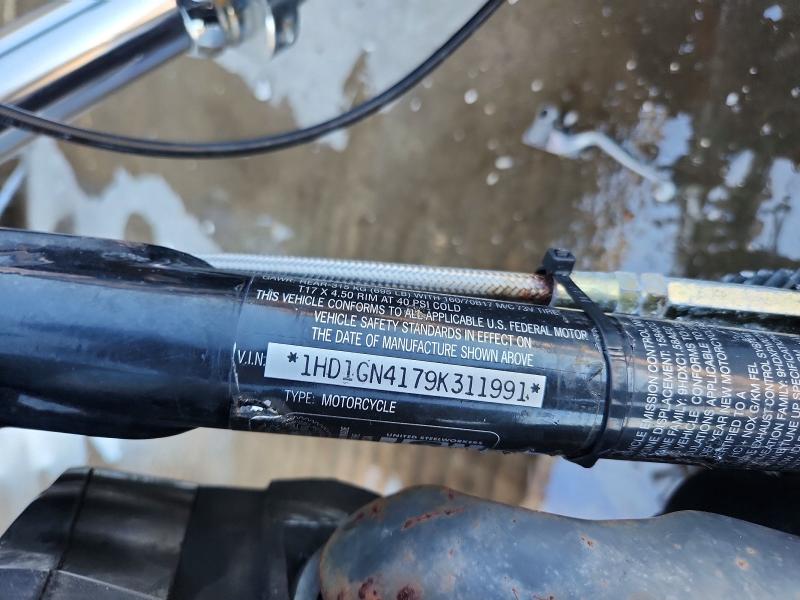 2009 Harley-davidson Fxdl VIN 1HD1GN4179K311991 COPART salvage auction — SIDE, Va - Cert Of Title - Salvage, sold $2,600 on 2026-07-02 (photo 8)