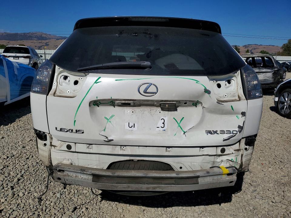 2004 Lexus Rx 330 VIN JTJHA31U440017227 COPART salvage auction — REAR END, CA - SALVAGE CERTIFICATE, sold $1,000 on 2026-07-14 (photo 6)