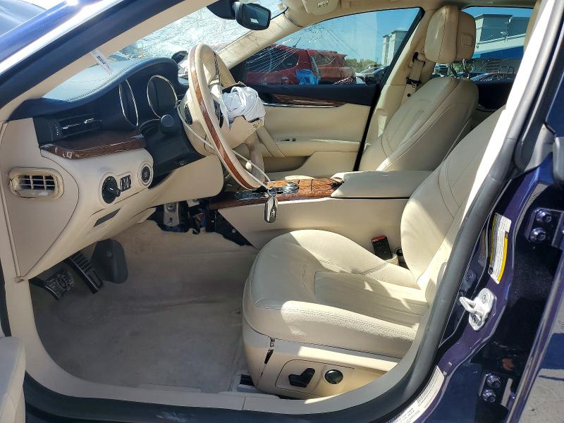 2017 Maserati Quattroporte VIN ZAM56RPA2H1199156 COPART salvage auction — FRONT END, Fl - Cert Of Title Slvg Rebuildable, sold $1,150 on 2026-07-28 (photo 7)