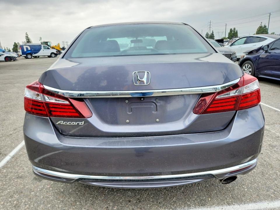 2016 Honda Accord VIN 1HGCR2F37GA119041 COPART salvage auction — FRONT END, Ca - Salvage Certificate, sold $1,800 on 2026-07-02 (photo 6)
