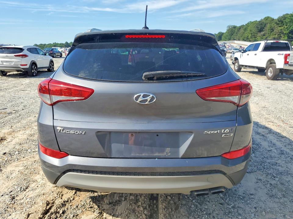 2017 Hyundai Tucson VIN KM8J3CA25HU335980 COPART salvage auction — MECHANICAL, MT - CERTIFICATE OF TITLE, sold $1,900 on 2026-07-22 (photo 6)