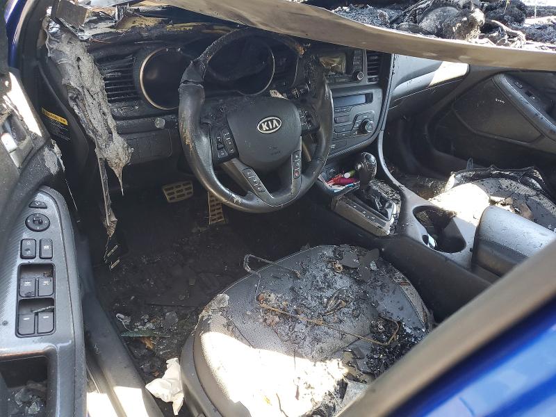 2012 Kia Optima VIN 5XXGR4A61CG015379 COPART salvage auction — BURN, CA - NON-REPAIRABLE VEHICLE CERT, sold $200 on 2026-07-24 (photo 8)