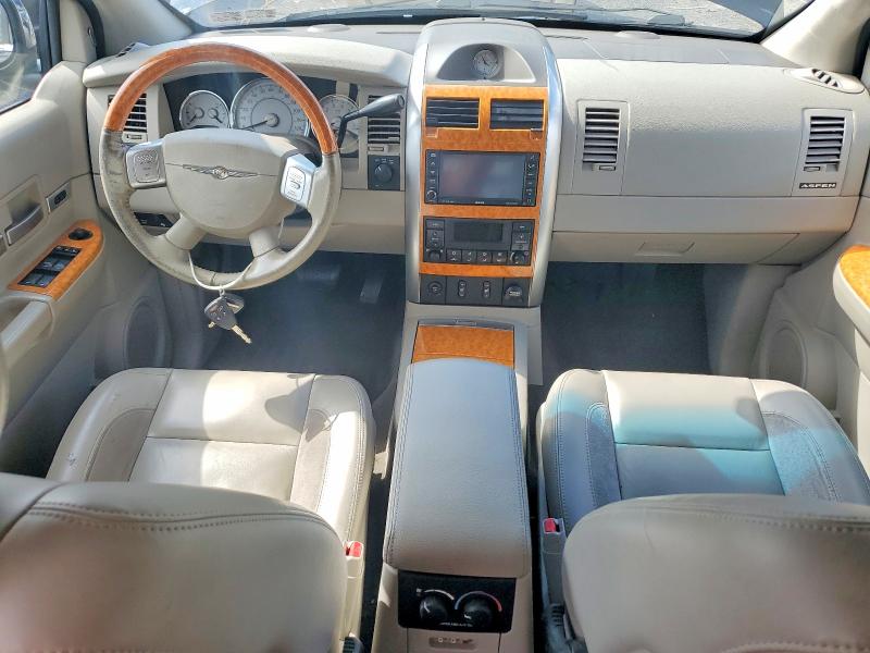 2008 Chrysler Aspen VIN 1A8HW58278F111716 COPART salvage auction — FRONT END, Pa - Certificate Of Salvage, sold $750 on 2026-07-09 (photo 8)
