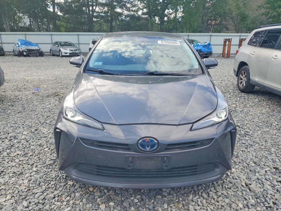 2019 Toyota Prius VIN JTDKARFU2K3077636 COPART salvage auction — REAR END, Ma - Cert Of Title-Salvage, sold $100 on 2026-07-23 (photo 5)