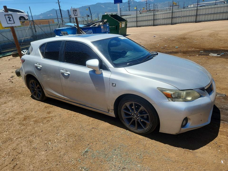 2012 Lexus Ct VIN JTHKD5BH7C2074889 COPART salvage auction — FRONT END, CO - SALVAGE TITLE, sold $2,500 on 2026-07-27 (photo 4)