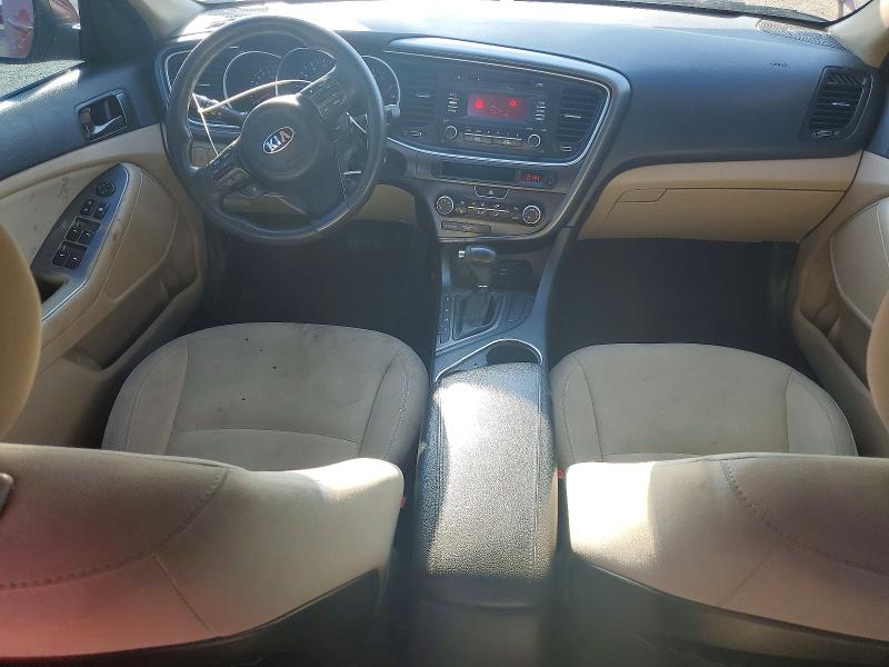 2015 Kia Optima VIN 5XXGM4A74FG430580 COPART salvage auction — MECHANICAL, Sc - Certificate Of Title, sold $300 on 2026-07-20 (photo 8)