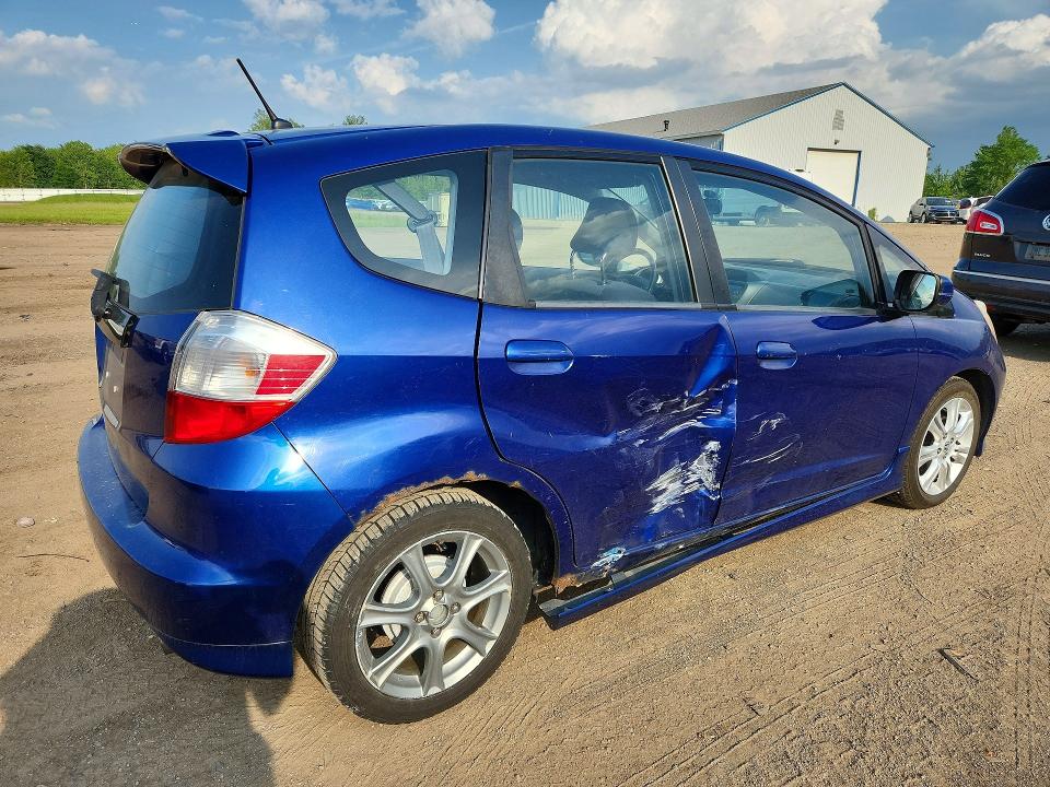 2009 Honda Fit VIN JHMGE88459S049118 COPART salvage auction — SIDE, Oh - Cert Of Title-Salvage, sold $750 on 2026-07-16 (photo 3)