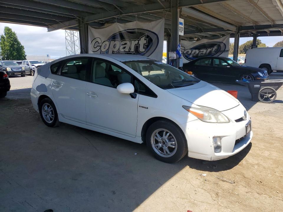 2010 Toyota Prius VIN JTDKN3DU1A0169521 COPART salvage auction — FRONT END, Ca - Salvage Certificate, sold $575 on 2026-07-07 (photo 4)