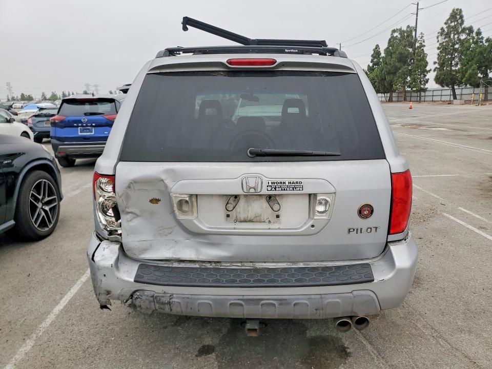 2004 Honda Pilot VIN 2HKYF18674H507793 COPART salvage auction — REAR END, Ca - Salvage Certificate, sold $425 on 2026-07-09 (photo 6)