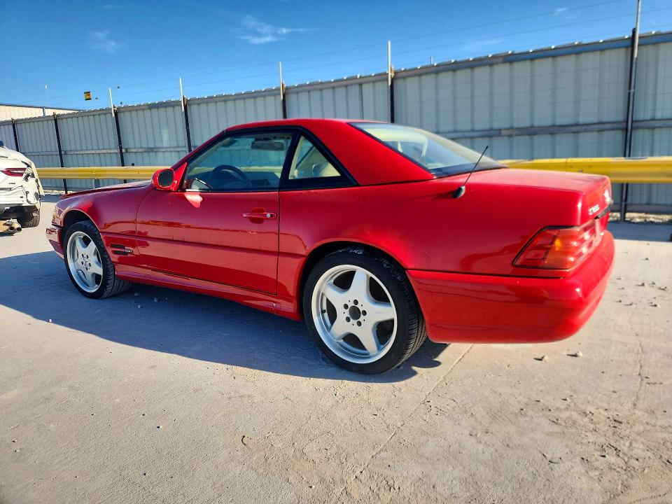 1999 Mercedes-benz Sl-klasse VIN WDBFA68F5XF180777 COPART salvage auction — HAIL, Tx - Certificate Of Title, sold $2,100 on 2026-07-31 (photo 2)