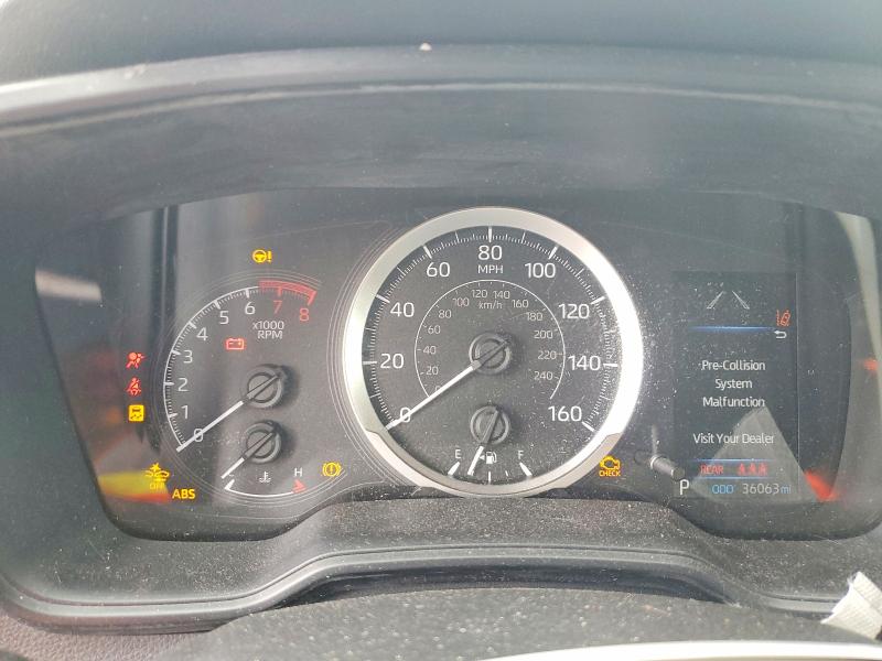 2020 Toyota Corolla VIN JTDEPRAE2LJ023374 COPART salvage auction — FRONT END, PA - CERTIFICATE OF SALVAGE, sold $175 on 2026-07-24 (photo 9)