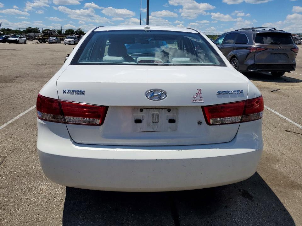2008 Hyundai Sonata VIN 5NPET46C68H382006 COPART salvage auction — FRONT END, OH - CERT OF TITLE-SALVAGE, sold $325 on 2026-07-15 (photo 6)