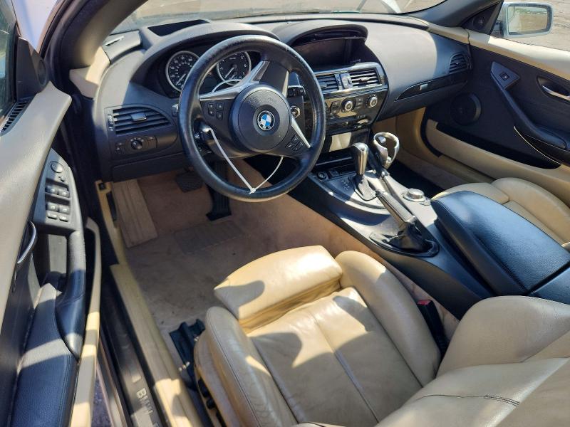 2006 BMW 6 series VIN WBAEK13406CN79029 COPART salvage auction — UNDERCARRIAGE, Va - Certificate Of Title, sold $975 on 2026-07-15 (photo 8)