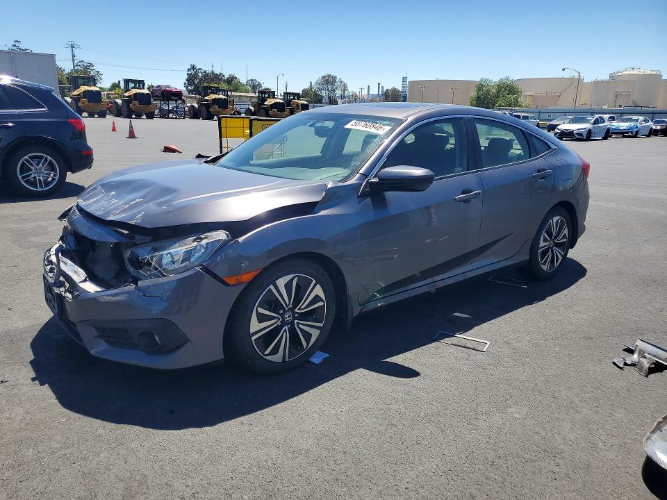 2018 Honda Civic VIN JHMFC1F7XJX008478 COPART salvage auction — FRONT END, CA - SALVAGE CERTIFICATE, sold $3,950 on 2026-07-15 (photo 1)