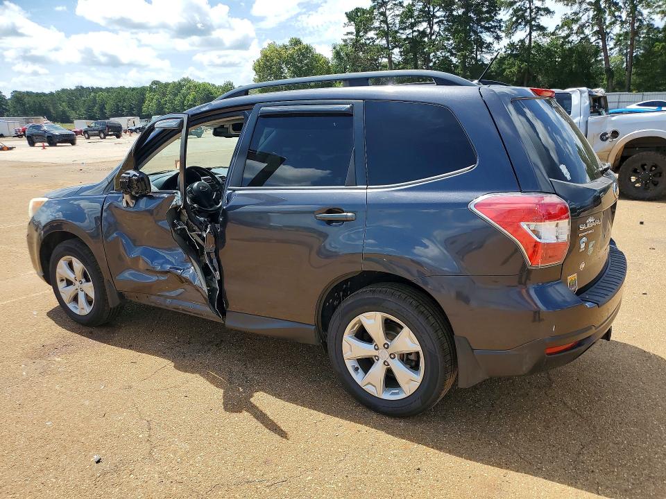 2015 Subaru VIN JF2SJADCXFH409893 COPART salvage auction — SIDE, TX - SALVAGE VEHICLE TITLE (P), sold $375 on 2026-07-20 (photo 2)