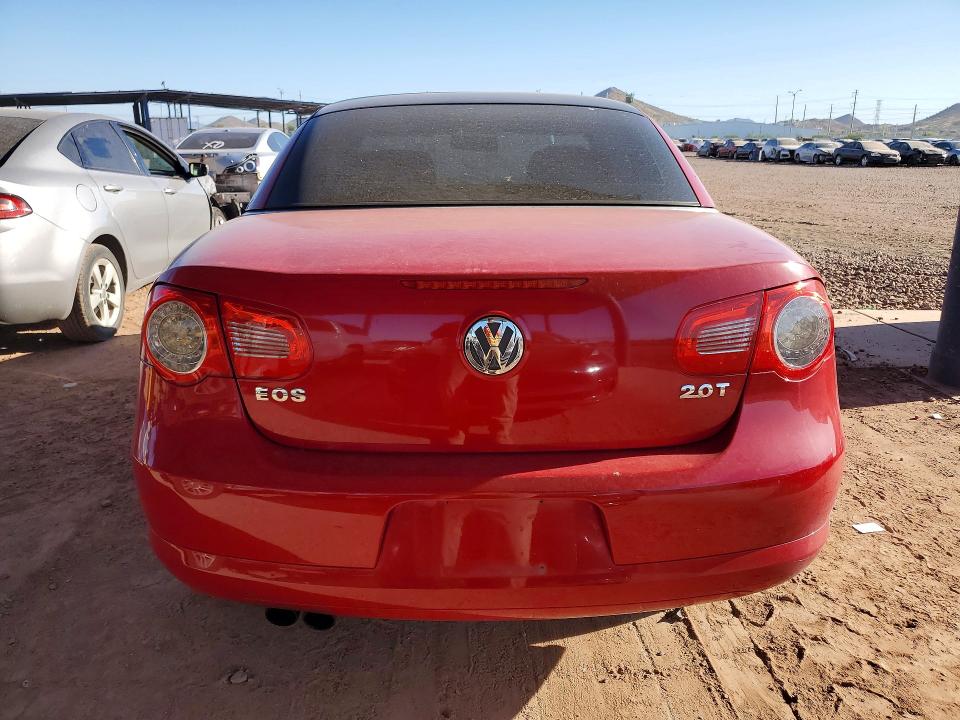 2009 Volkswagen Eos VIN WVWBA71F29V023474 COPART salvage auction — FRONT END, AZ - CERT OF TITLE - SALVAGE, sold $650 on 2026-07-14 (photo 6)
