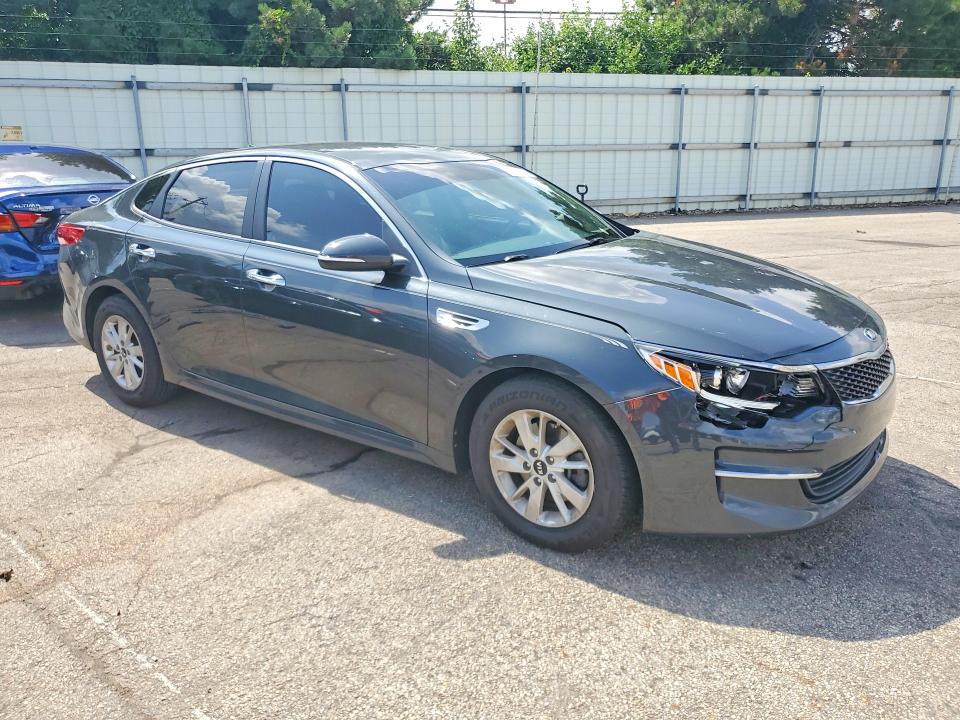 2016 Kia Optima VIN 5XXGT4L32GG022416 COPART salvage auction — FRONT END, Oh - Cert Of Title-Salvage, sold $1,050 on 2026-07-10 (photo 4)