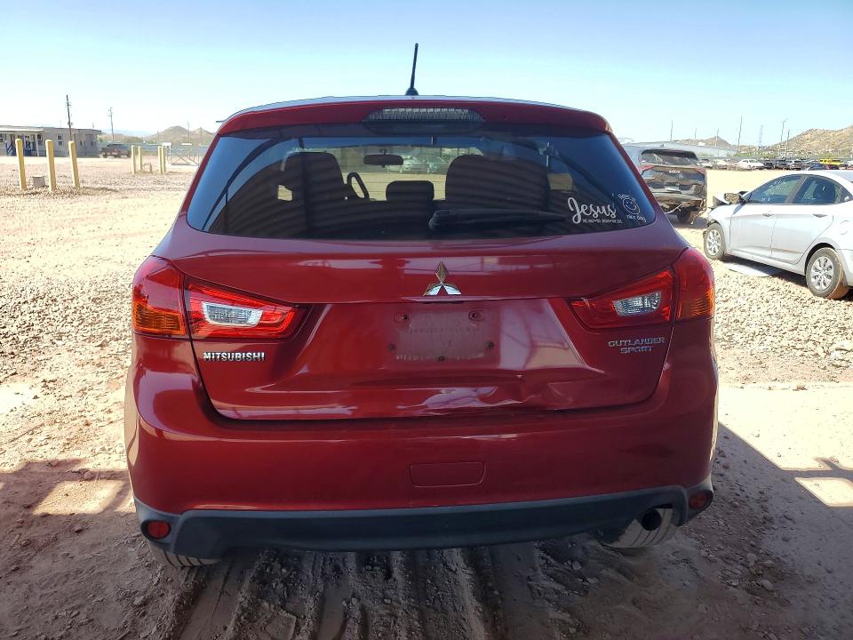 2014 Mitsubishi VIN 4A4AP3AU1EE026547 COPART salvage auction — FRONT END, Az - Cert Of Title - Salvage, sold $850 on 2026-07-23 (photo 6)