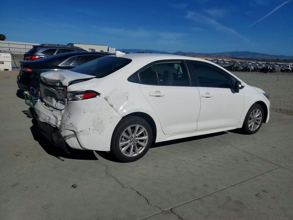 2024 Toyota Corolla VIN JTDBCMFE6R3047104 COPART salvage auction — REAR END, Ca - Salvage Certificate, sold $7,300 on 2026-07-02 (photo 3)