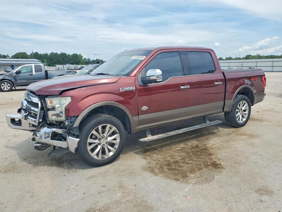 2015 Ford F150 VIN 1FTEW1EF9FFB47639 COPART salvage auction — FRONT END, Sc - Cert Of Title-Salvage, sold $8,000 on 2026-08-12 (photo 1)