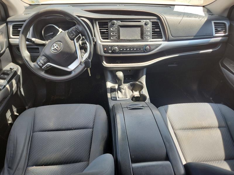 2015 Toyota Highlander VIN 5TDBKRFH4FS144127 COPART salvage auction — FRONT END, La - Cert Of Title-Salvage, sold $4,550 on 2026-07-10 (photo 8)