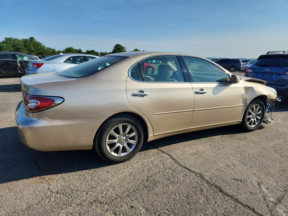 2003 Lexus Es 300 VIN JTHBF30G836009910 COPART salvage auction — FRONT END, PA - CERTIFICATE OF SALVAGE, sold $750 on 2026-07-10 (photo 3)