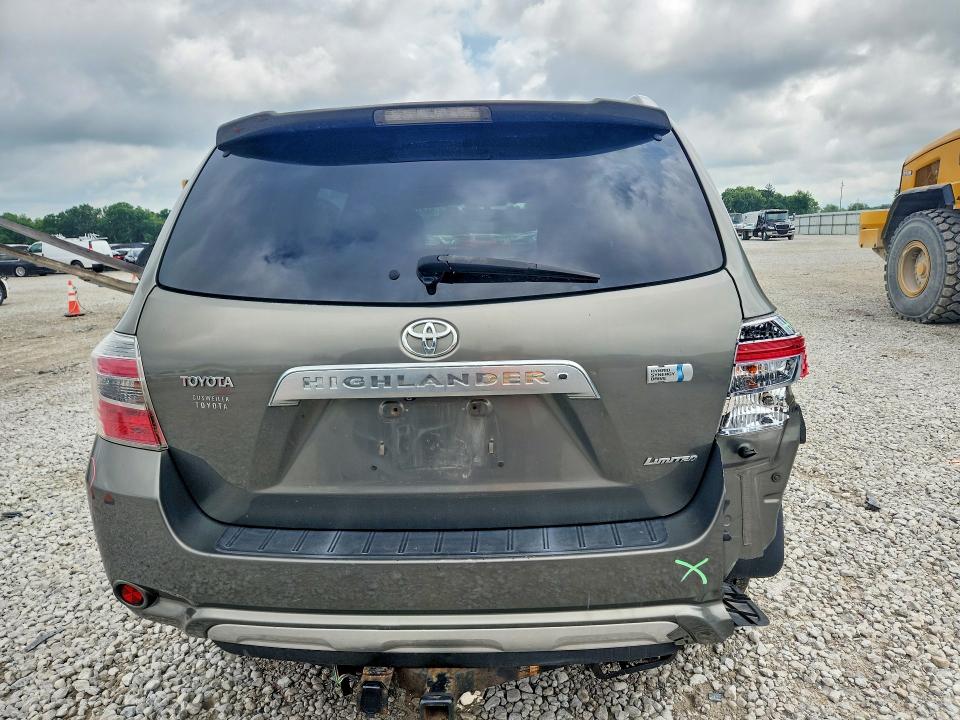 2009 Toyota Highlander VIN JTEEW44A692026775 COPART salvage auction — REAR END, Oh - Cert Of Title-Salvage, sold $125 on 2026-07-21 (photo 6)
