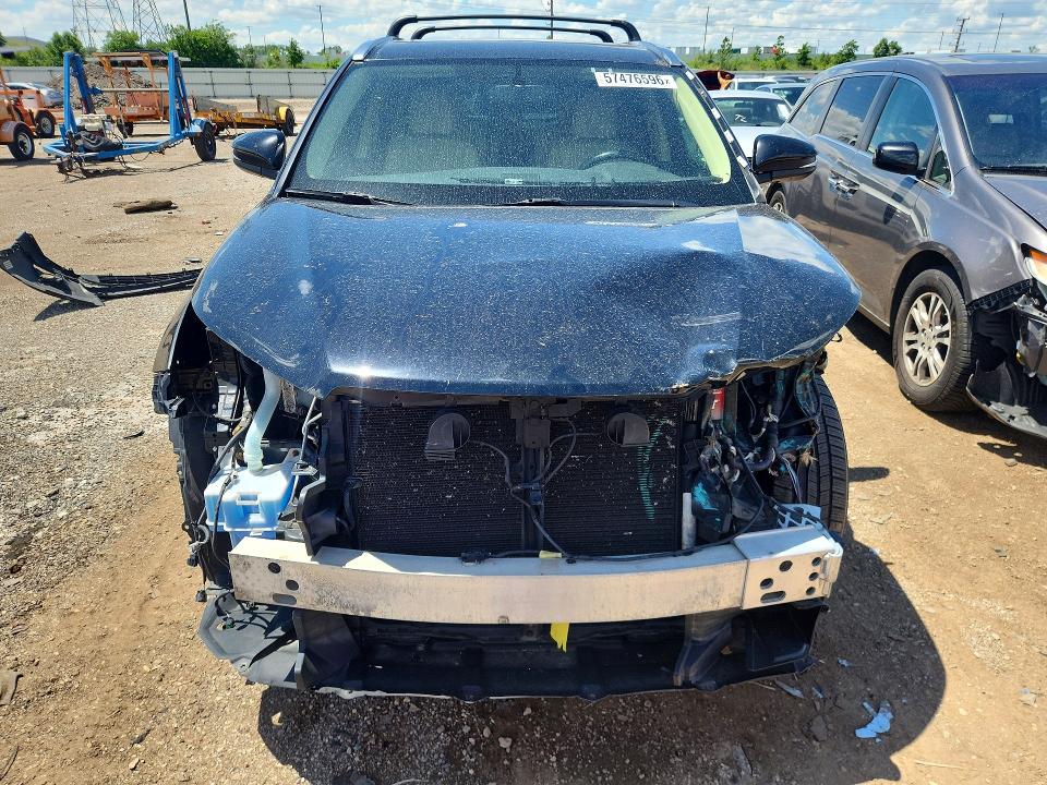 2014 Toyota Highlander VIN 5TDDKRFH5ES060082 COPART salvage auction — FRONT END, Il - Salvage Certificate, sold $6,100 on 2026-07-21 (photo 5)